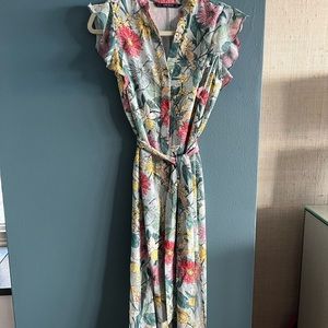 Multi-colored floral Zara dress